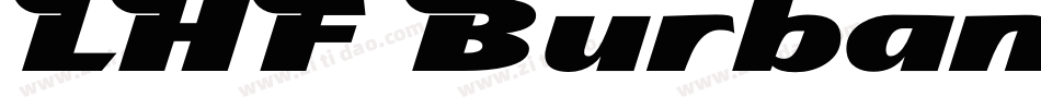 LHF Burbank字体转换